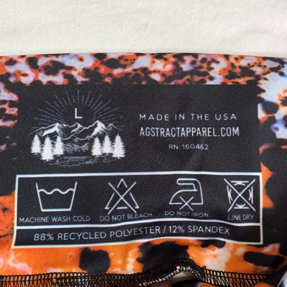 Agstract Apparel Women's Serengeti 7/8 Leggings Size Large Multicolor Print NWT - Picture 7 of 12